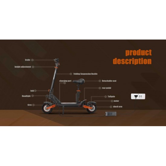 Kugoo Kirin G2 MAX Електрическа тротинетка 10"/ 20ah/ 1000W (1200W) Kugoo Kirin G2 MAX Електрическа тротинетка 10"/ 20ah/ 1000W (1200W)